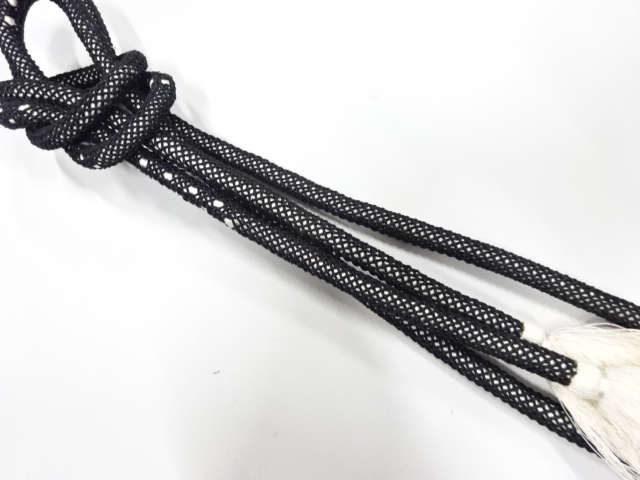 正絹　夏手組帯締め